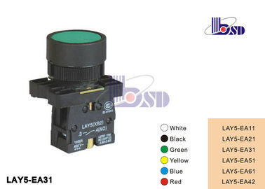 Green color Flat Push Button Switch with NO contact