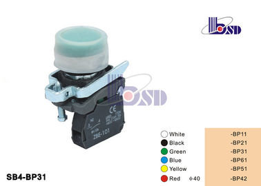 Momentary Contact Push Button Switch SB4 Series / Led Button Switch Altitude ≤2000m