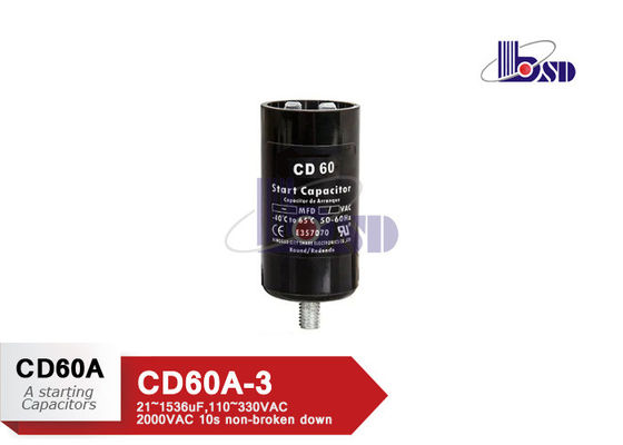 Reliable Hvac Run Start Capacitor High Strength  ANSI/EIA -463-A Standard